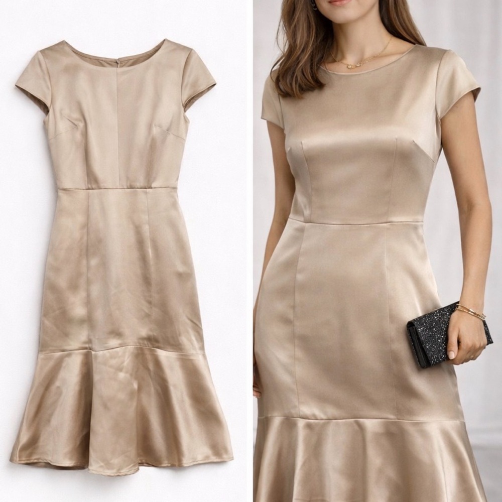 Jil Sander Tan silk Dress